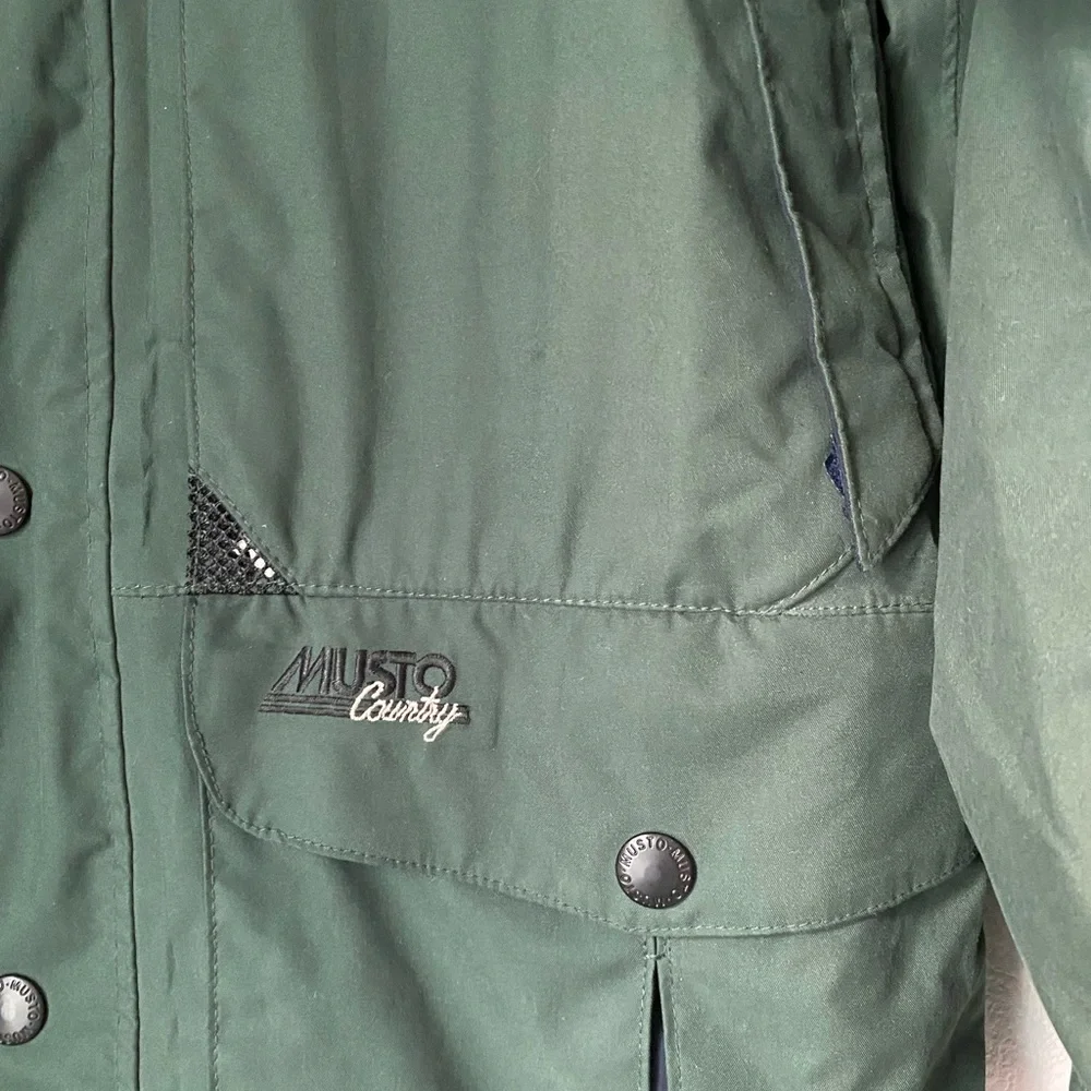 Original Musto Snugs Country Green Mens Jacket Size Medium - Picture 6 of 12
